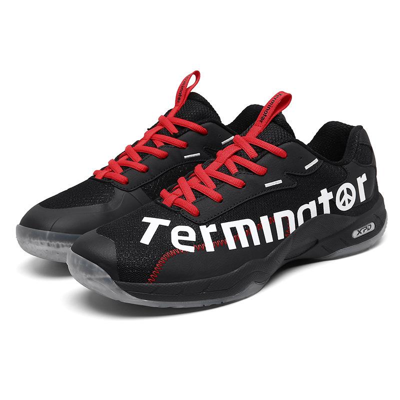 Autumn new mesh personality with word terminator badminton shoes men s and women s fashion training shoes tennis shoes 46 чорний
Autumn new mesh personality with word terminator badminton shoes men s and women s fashion training shoes tennis shoes 46 чорний