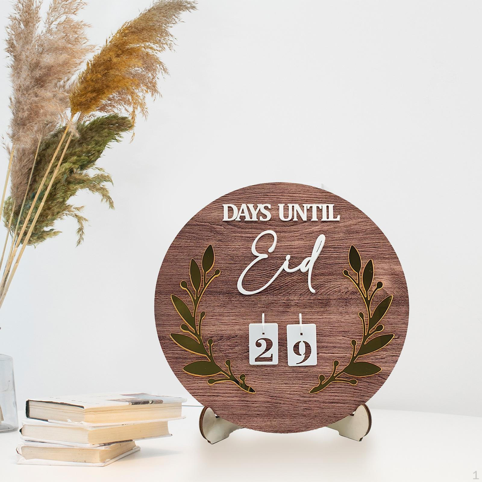 Ramadan Decoration Wood Figurine Art Crafts Calendar Statue Tabletop Ornament for Hallway Style A
Ramadan Decoration Wood Figurine Art Crafts Calendar Statue Tabletop Ornament for Hallway Style A