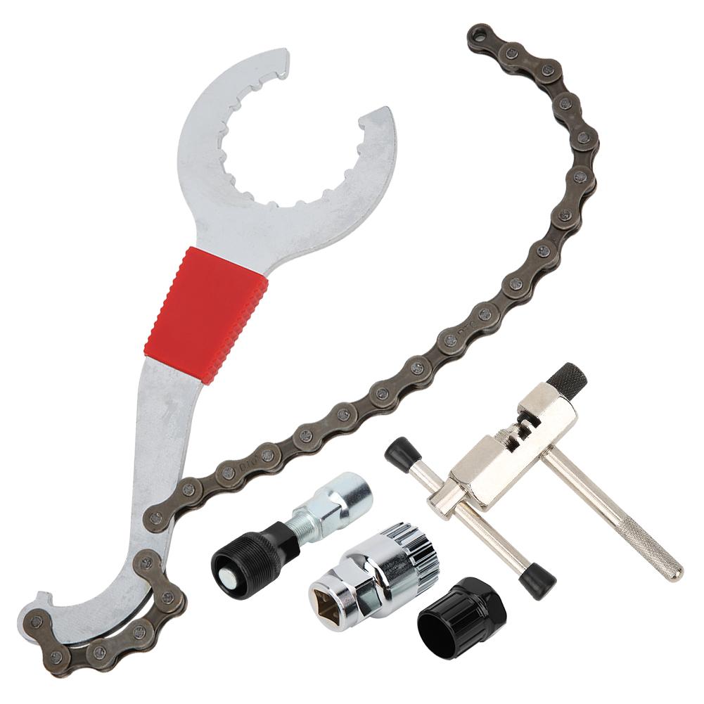 5Pcs Bicycle Repair Tool Set Mountain Bike Chain Cutter Flywheel Bottom Bracket Disassembly Parts
5Pcs Bicycle Repair Tool Set Mountain Bike Chain Cutter Flywheel Bottom Bracket Disassembly Parts
