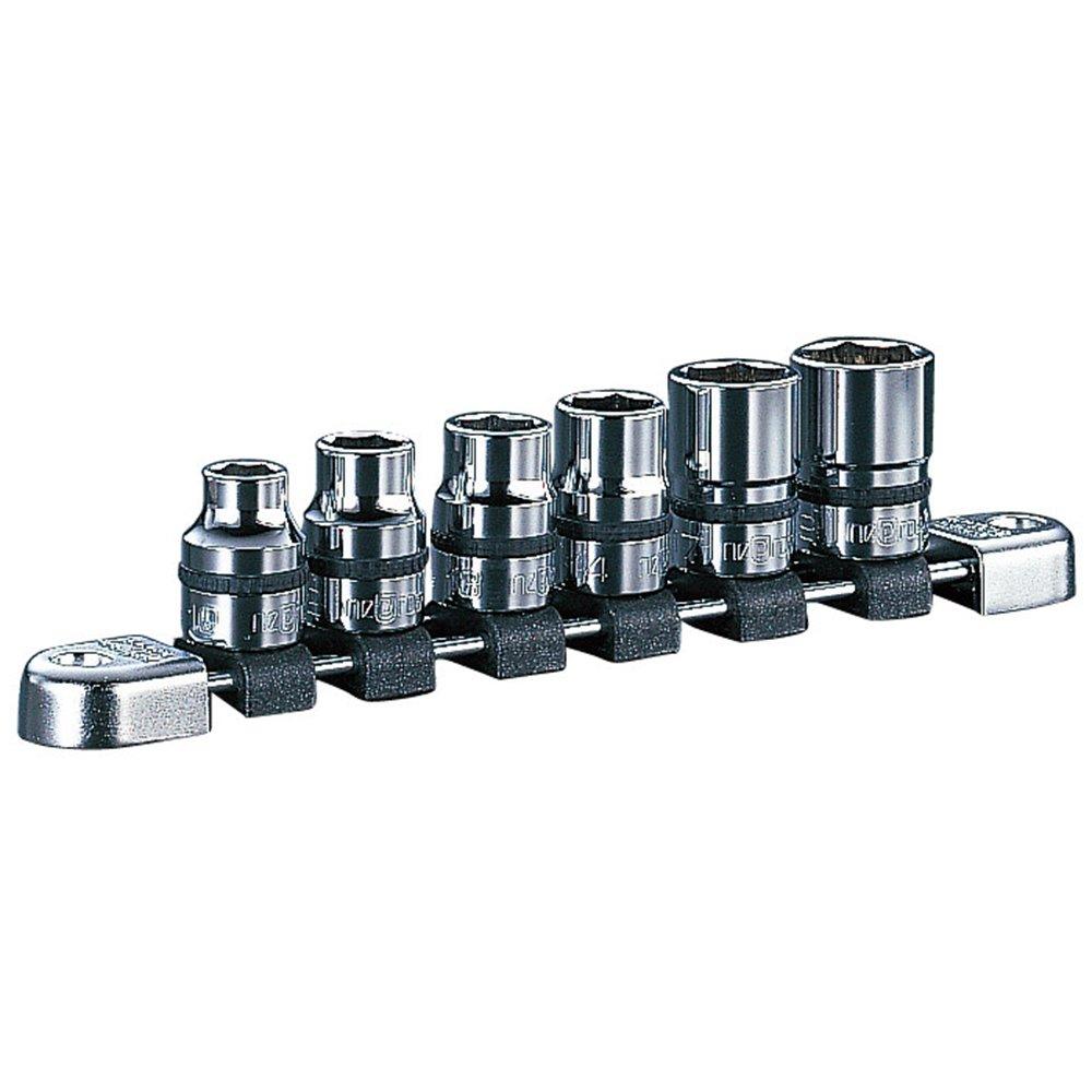 Kyoto Machine Tools (KTC) Neplos Socket Set, NTB406A, Insertion Angle: 0.5 inches (12.7 mm), Set of 6
Kyoto Machine Tools (KTC) Neplos Socket Set, NTB406A, Insertion Angle: 0.5 inches (12.7 mm), Set of 6