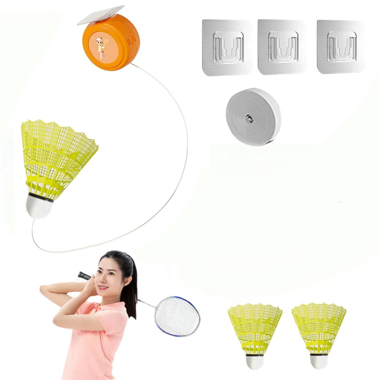 solaay beginner badminton practice 1 person indoor badminton training home practice hobby 1 person badminton sports badminton elastic adjustable
solaay beginner badminton practice 1 person indoor badminton training home practice hobby 1 person badminton sports badminton elastic adjustable