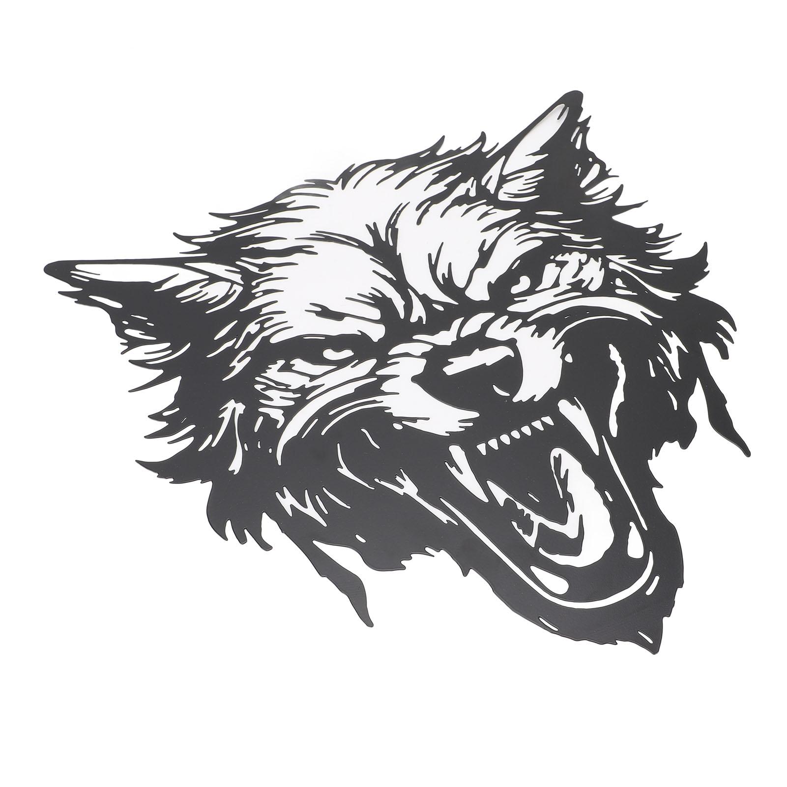 Fierce Wolf Head Wall Art Wrought Iron Roaring Wolf Wall Hanging Decoration for Living Room Bedroom Office
Fierce Wolf Head Wall Art Wrought Iron Roaring Wolf Wall Hanging Decoration for Living Room Bedroom Office