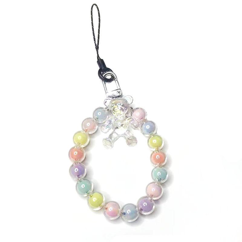 Phone Hand Lanyard Crystal Macaron Beads Bear Wrist Strap for iPhone Huawei Redmi Xiaomi Samsung Camera Keychain Hang String ABS
Phone Hand Lanyard Crystal Macaron Beads Bear Wrist Strap for iPhone Huawei Redmi Xiaomi Samsung Camera Keychain Hang String ABS