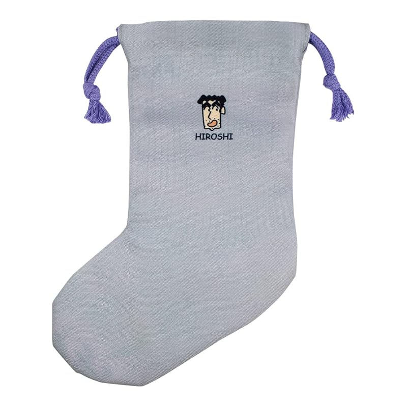 Tease Factory crayon shinchan Hiroshi s sock drawstring bag Hiroshi H22.5×W15cm KS-5530253HR
Tease Factory crayon shinchan Hiroshi s sock drawstring bag Hiroshi H22.5×W15cm KS-5530253HR