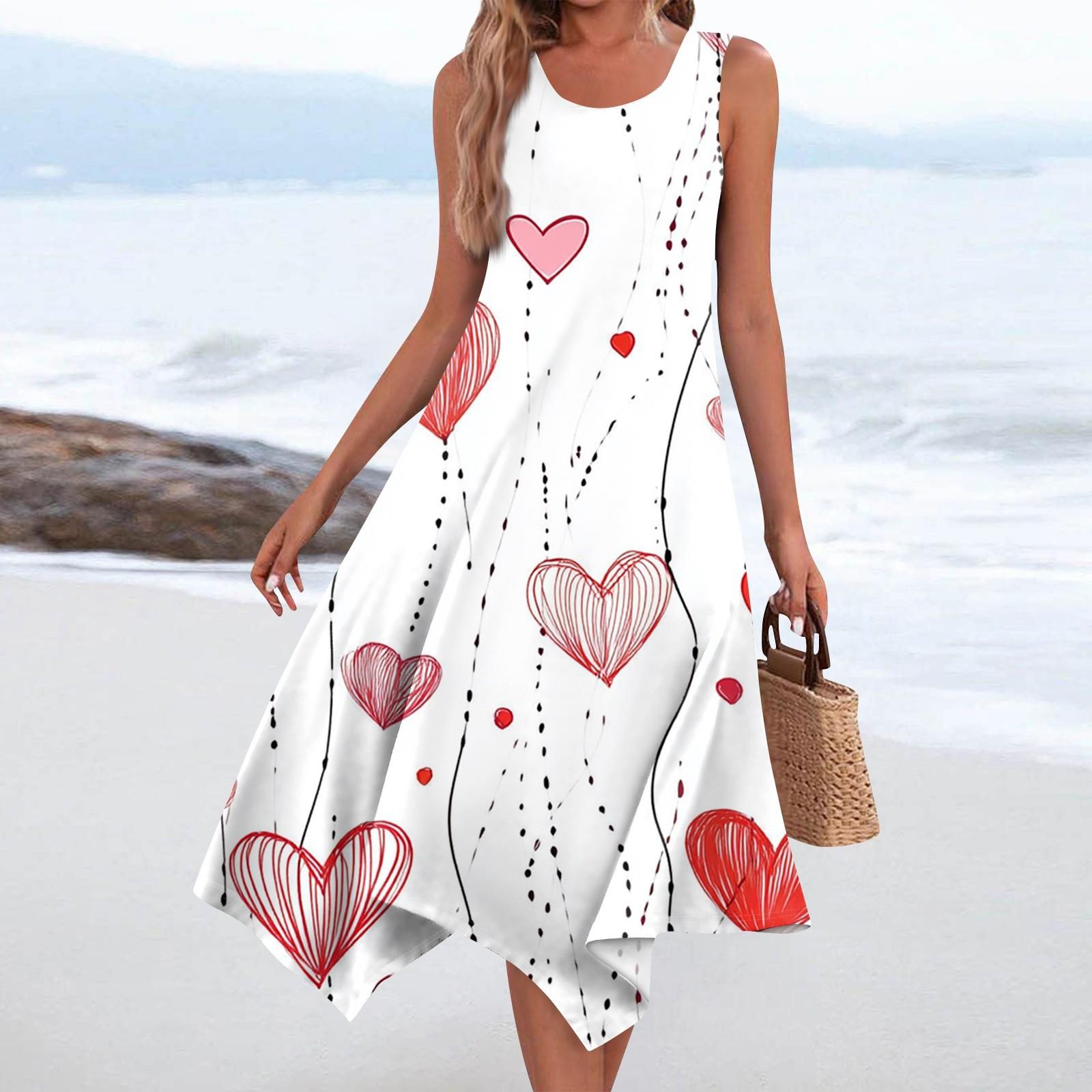 Women s Casual Fashion Round Neck Sleeveless Print Irregular Hem Midi Dress XL
Women s Casual Fashion Round Neck Sleeveless Print Irregular Hem Midi Dress XL