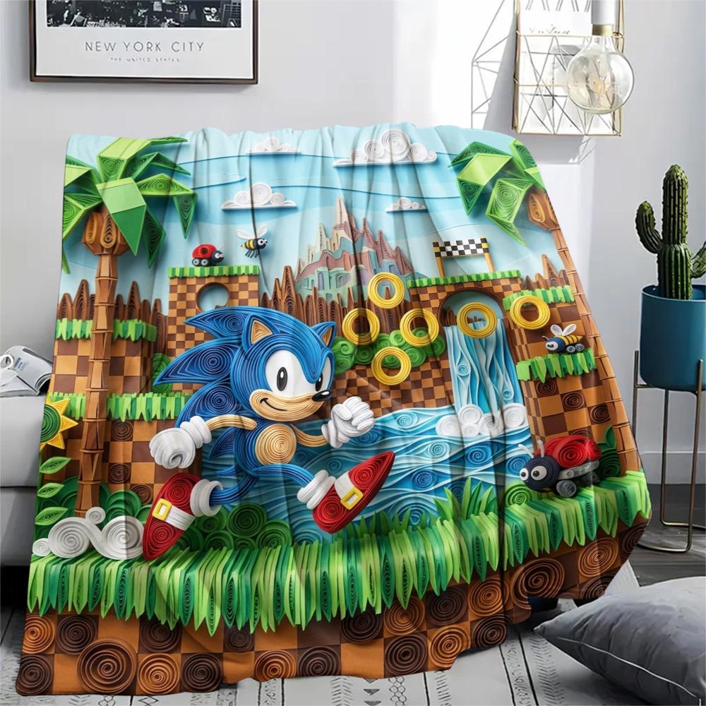 Hedgehog Sonic Print Flannel Blanket, Ultra Soft High Quality All Seasons Warm Throw, Home Decor Cozy Blanket, Perfect Christmas Gift 80cm x 120cm
Hedgehog Sonic Print Flannel Blanket, Ultra Soft High Quality All Seasons Warm Throw, Home Decor Cozy Blanket, Perfect Christmas Gift 80cm x 120cm