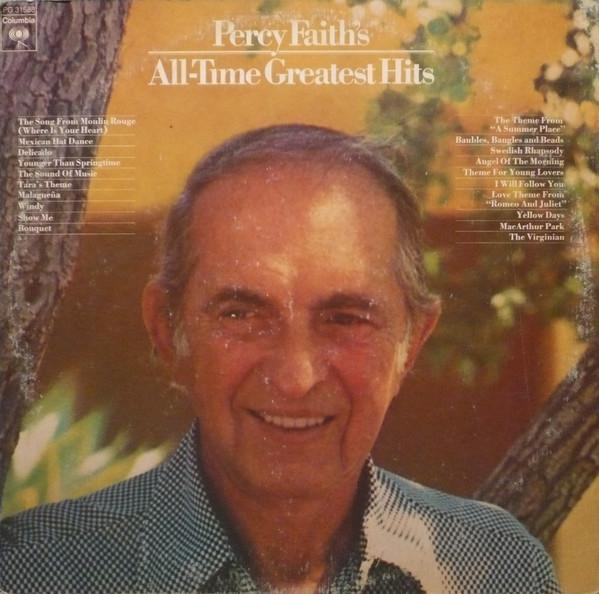 LP Record PERCY FAITH - All Time Greatest Hits PG31588 COLUMBIA 1972 US New Age & Easy Listening Used
LP Record PERCY FAITH - All Time Greatest Hits PG31588 COLUMBIA 1972 US New Age & Easy Listening Used