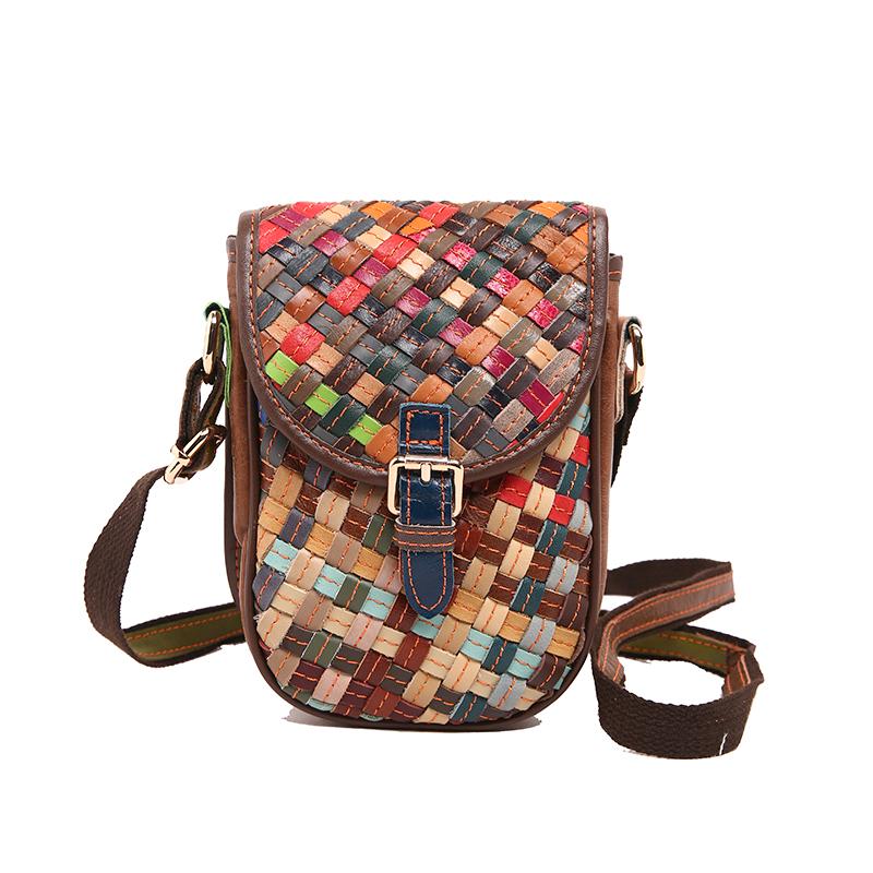 Модная кожаная сумка для мобильного телефона из коровьей кожи, цветная ромбовидная вставка, ручная вязка, на плечо, мини-мессенджер, женская сумка 14*19*4
Модная кожаная сумка для мобильного телефона из коровьей кожи, цветная ромбовидная вставка, ручная вязка, на плечо, мини-мессенджер, женская сумка 14*19*4