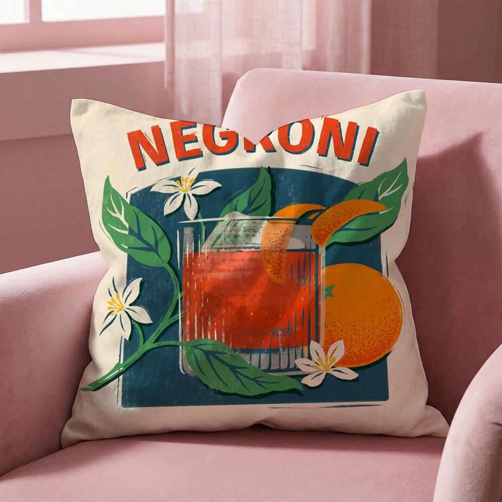 Negroni Cocktail Cushion Cover Multi-Scene Pillow Cover for Home & Car - Reversible, Soft & Durable for Daily Use 45cmx45cm
Negroni Cocktail Cushion Cover Multi-Scene Pillow Cover for Home & Car - Reversible, Soft & Durable for Daily Use 45cmx45cm