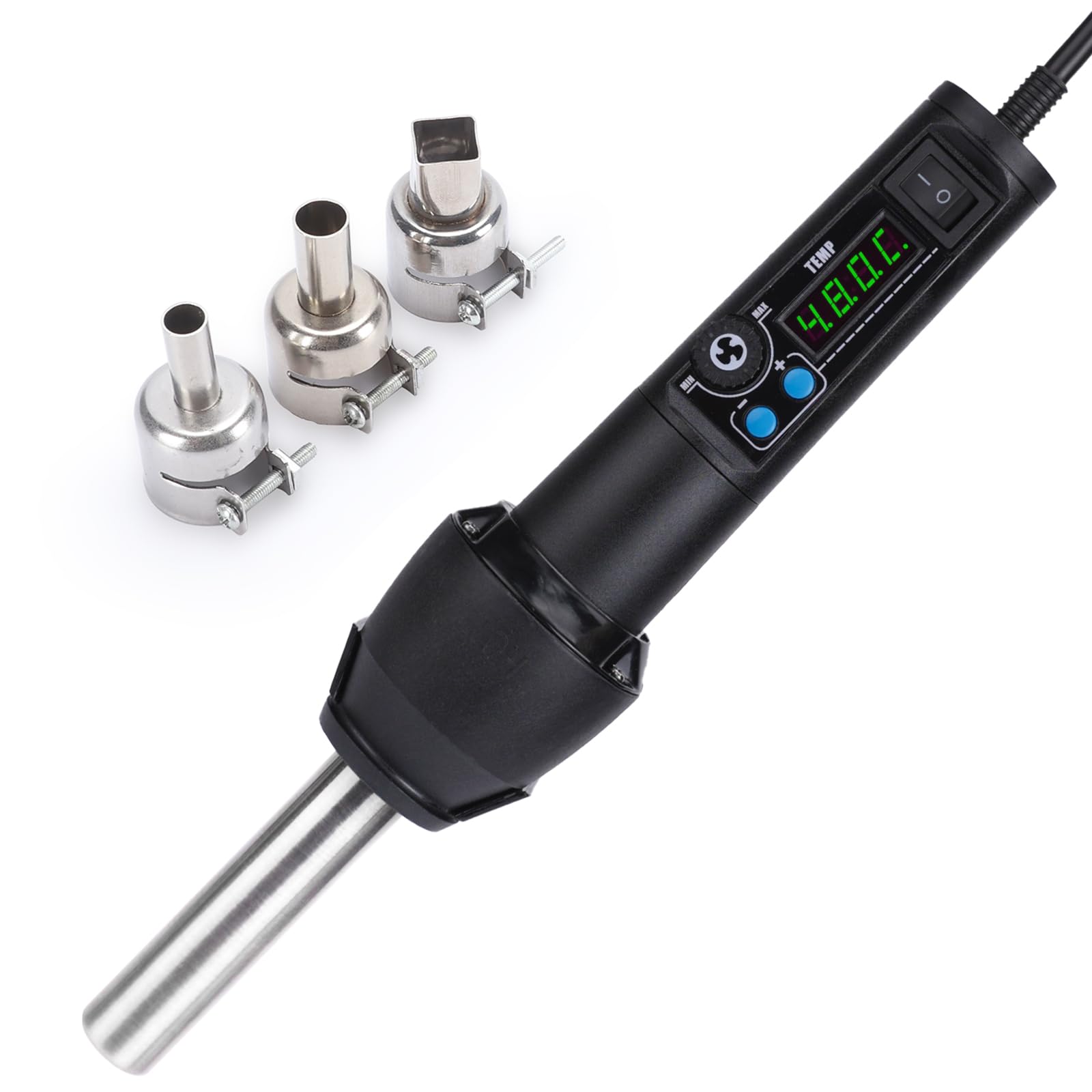 YIHUA Термофен Паяльная станция Регулируемый режим 8858-I Пистолет, Станция, Температура, 100°C~480°C, чёрный
YIHUA Термофен Паяльная станция Регулируемый режим 8858-I Пистолет, Станция, Температура, 100°C~480°C, чёрный