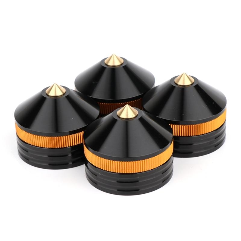 All Aluminum Speaker Isolation Feet Shock Absorption Pads For Turntable Amplifiers Stability
All Aluminum Speaker Isolation Feet Shock Absorption Pads For Turntable Amplifiers Stability