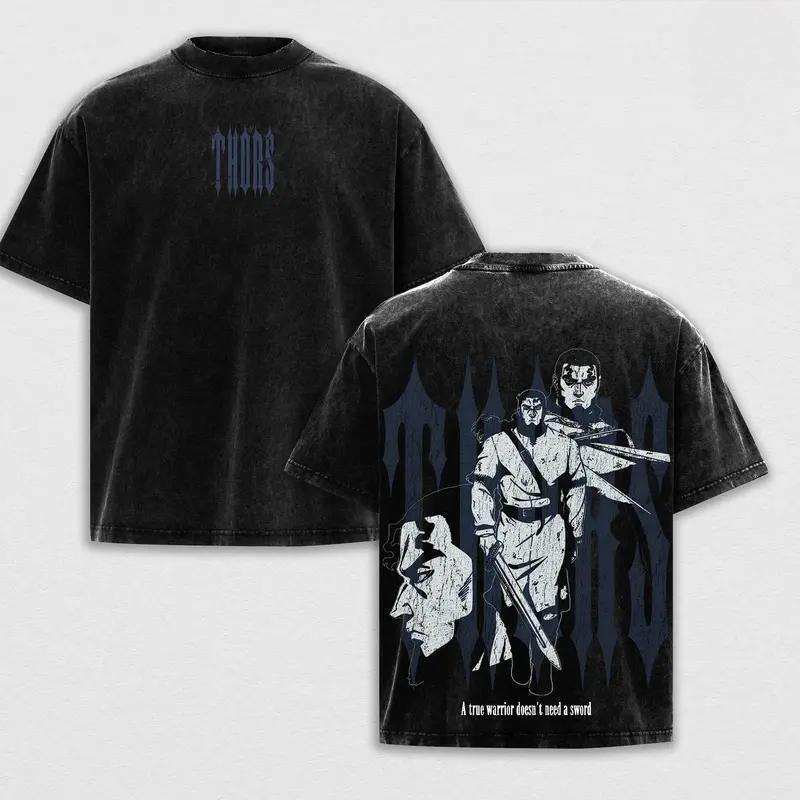 Anime VINLAND SAGA Thors Graphic T Shirt Men Short Sleeve Clothing Oversized Tshirt Washed Cotton Tee Harajuku Male T-shirt XXL чорний
Anime VINLAND SAGA Thors Graphic T Shirt Men Short Sleeve Clothing Oversized Tshirt Washed Cotton Tee Harajuku Male T-shirt XXL чорний