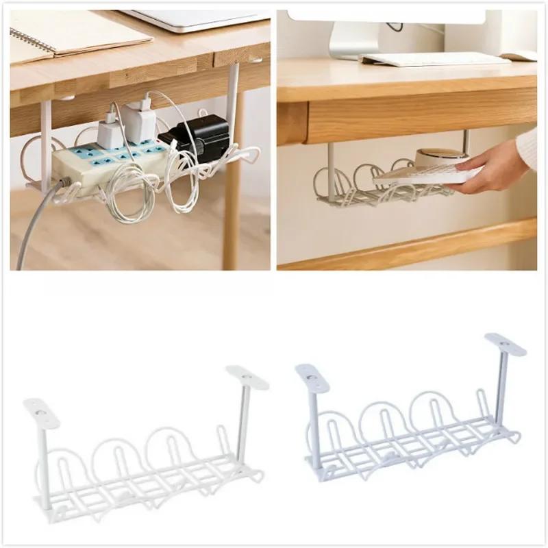 Under-table Storage Rack Table Bottom Power Socket Holder Hanging Rack Line Finishing Desk Kitchen Wall Mounted Storage Racks білий
Under-table Storage Rack Table Bottom Power Socket Holder Hanging Rack Line Finishing Desk Kitchen Wall Mounted Storage Racks білий