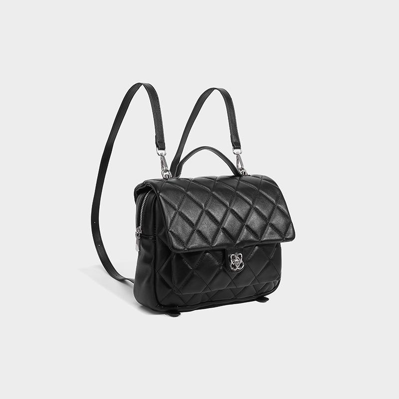 Xiaoxiangfeng ромбовидный двухплечевой женский рюкзак весна 2024 года новый высококачественный текстурный портативный большой вместимости для поездок на работу чёрный
Xiaoxiangfeng ромбовидный двухплечевой женский рюкзак весна 2024 года новый высококачественный текстурный портативный большой вместимости для поездок на работу чёрный