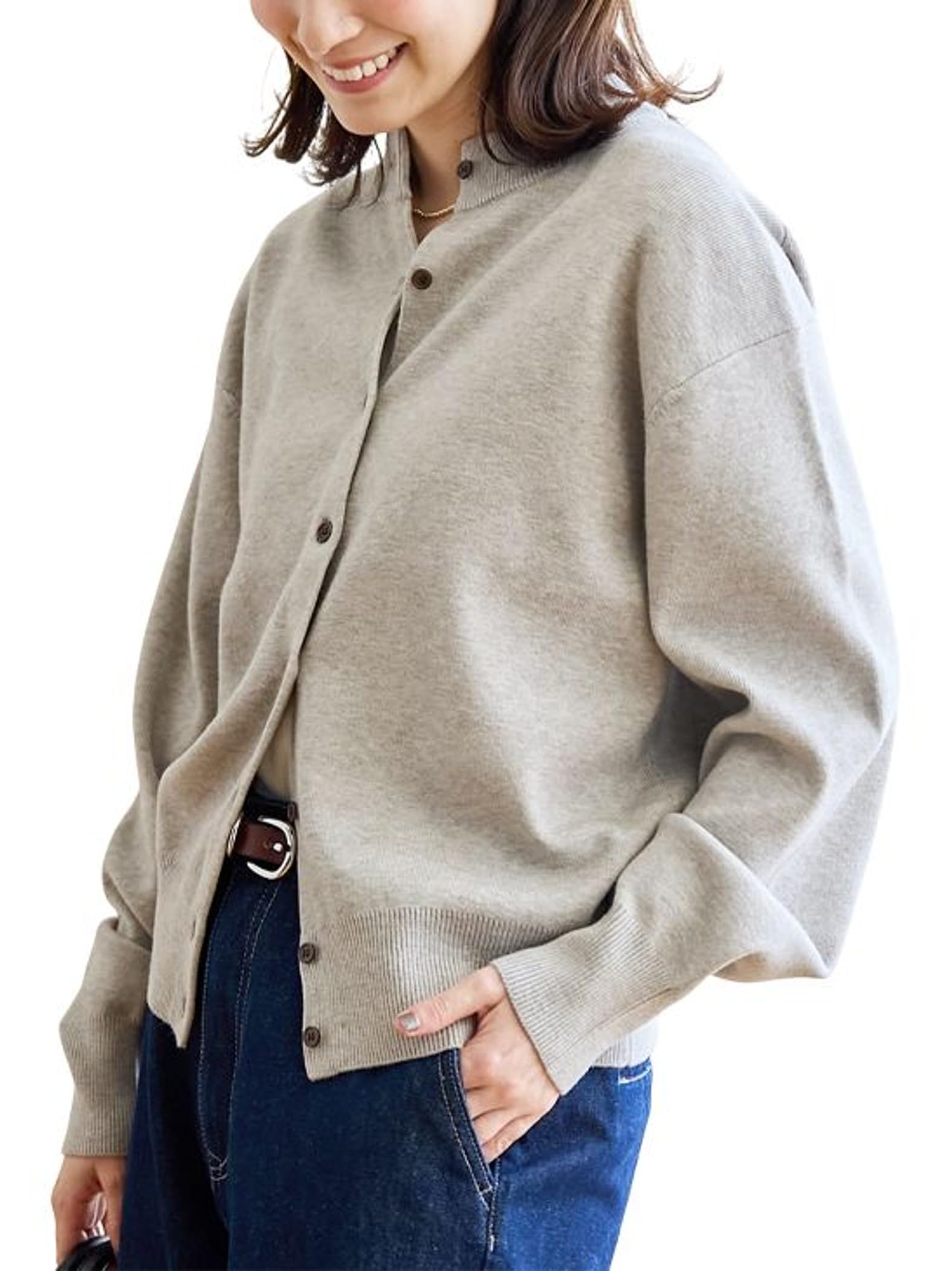 Cohen Mochi Mochi Mock Neck Knit Cardigan 76376000003 1150 LT.GRAY(11) M
Cohen Mochi Mochi Mock Neck Knit Cardigan 76376000003 1150 LT.GRAY(11) M