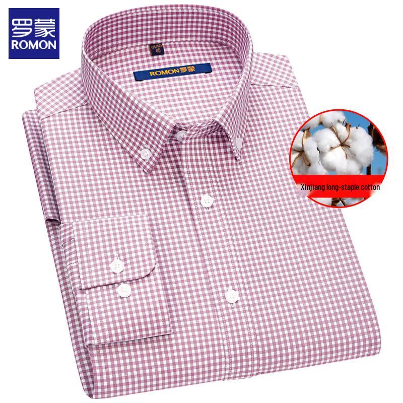 Luomeng Men s Long-Staple Cotton Plaid Shirt 43
Luomeng Men s Long-Staple Cotton Plaid Shirt 43