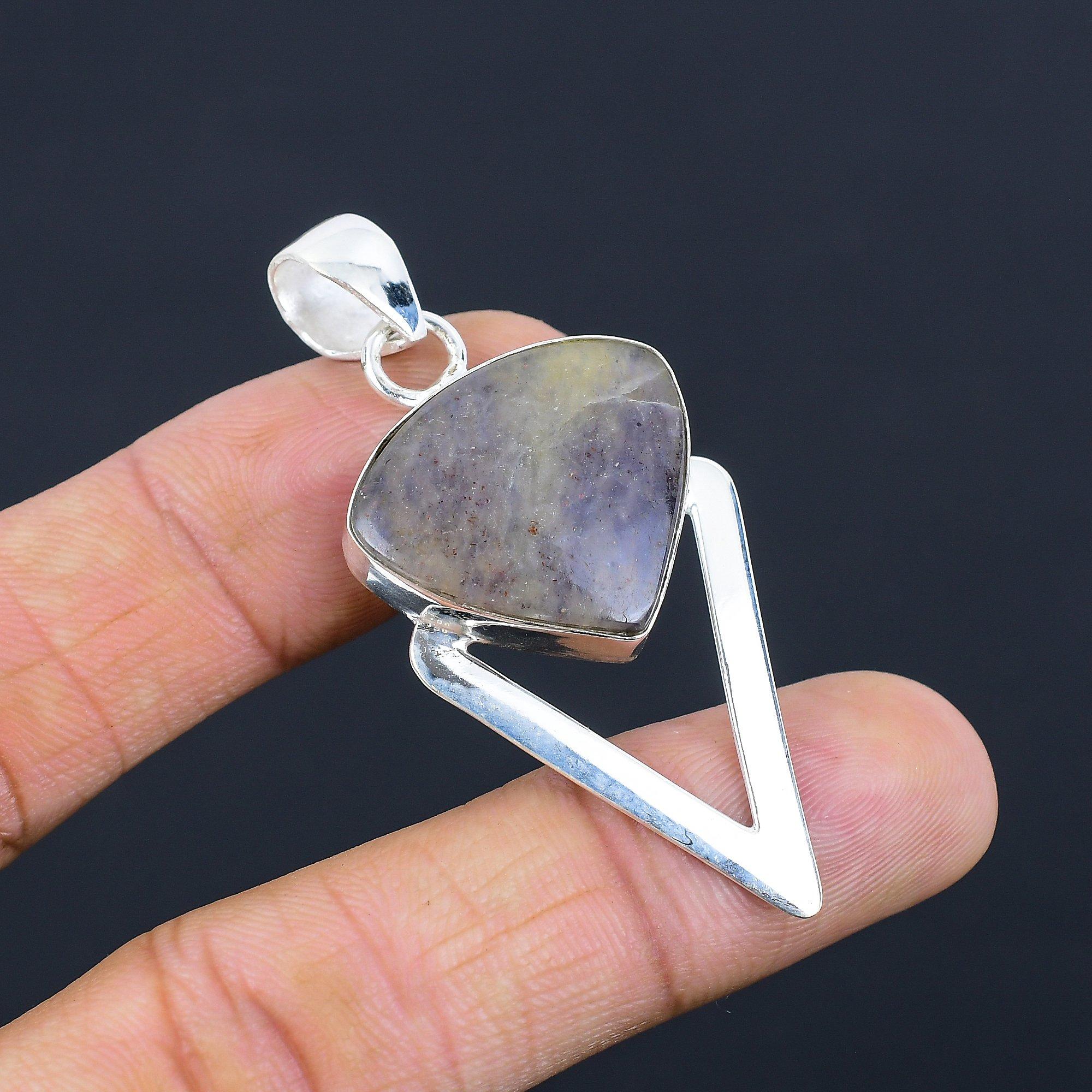 Friendship Day Sale Iolite Sunstone Gemstone Sacral Chakra Pendant 925 Silver
Friendship Day Sale Iolite Sunstone Gemstone Sacral Chakra Pendant 925 Silver