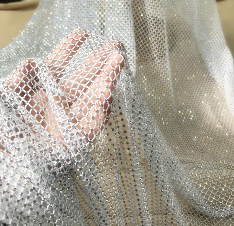 Colorful High Diamond-patterned Fabric Stretch Net for DIY Socks Women s Dress Formal Dress High-end Custom Fabric 50cmX150cm
Colorful High Diamond-patterned Fabric Stretch Net for DIY Socks Women s Dress Formal Dress High-end Custom Fabric 50cmX150cm