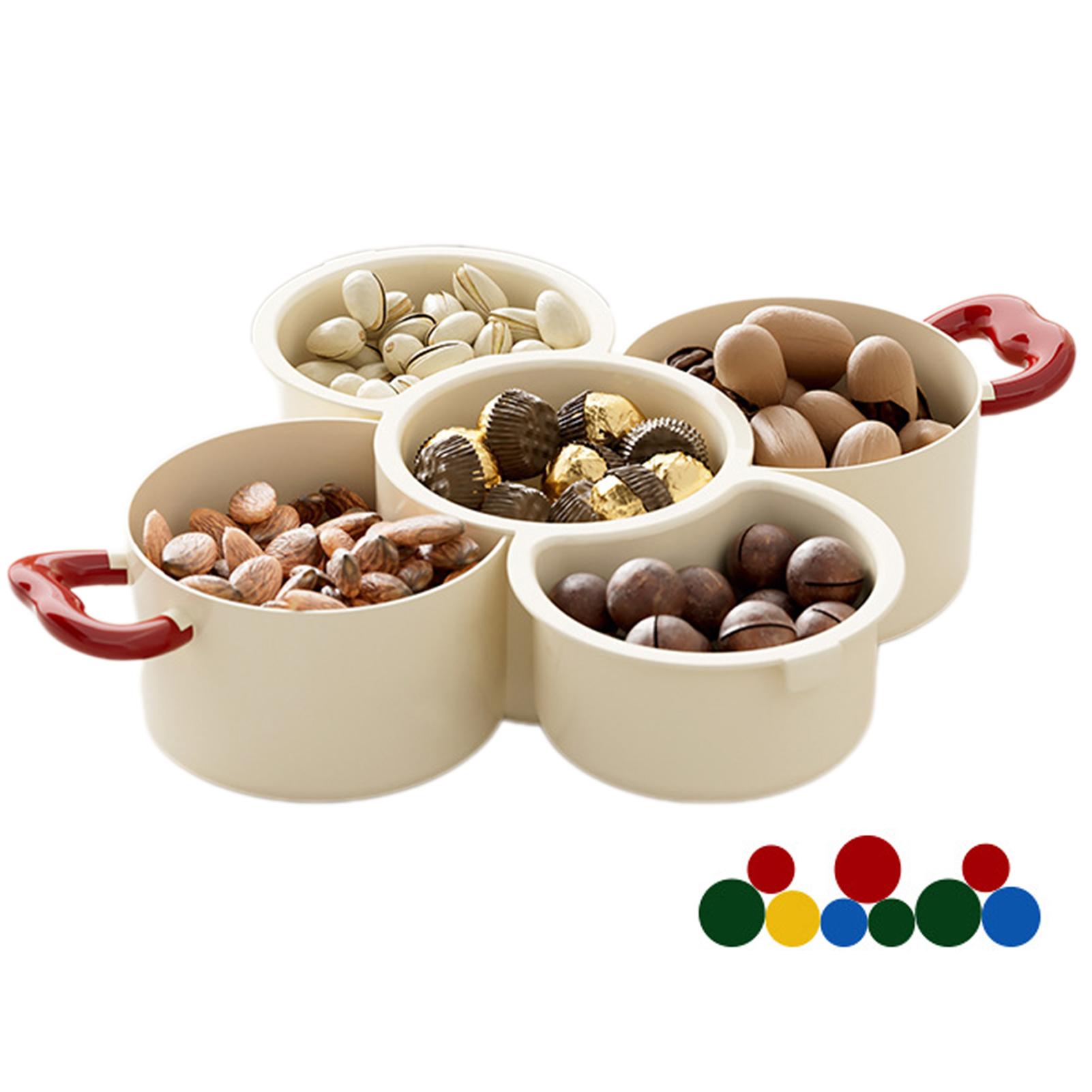 Multifunctional Coffee Table Fruit Plate Snack Organiser with Lid Divided Candies Nut Dried Fruit Serving Platter for Home вершковий
Multifunctional Coffee Table Fruit Plate Snack Organiser with Lid Divided Candies Nut Dried Fruit Serving Platter for Home вершковий