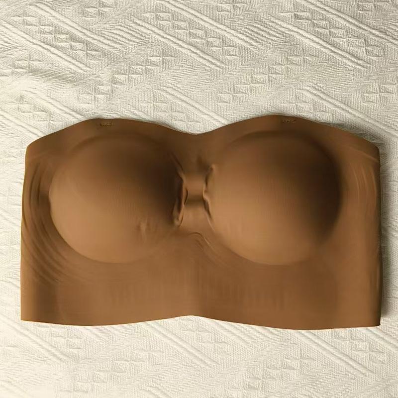 Elegant jelly glue strapless non-slip tube top seamless gathering XXL
Elegant jelly glue strapless non-slip tube top seamless gathering XXL