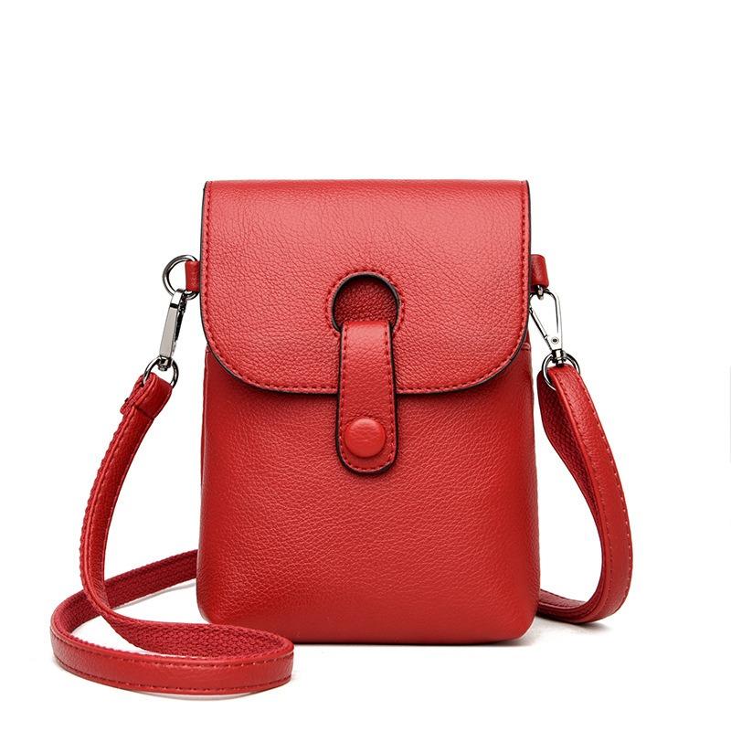 Personalized niche mobile phone bag, genuine leather rabbit bag, OEM lychee pattern fanny pack, messenger change bag. червоний
Personalized niche mobile phone bag, genuine leather rabbit bag, OEM lychee pattern fanny pack, messenger change bag. червоний