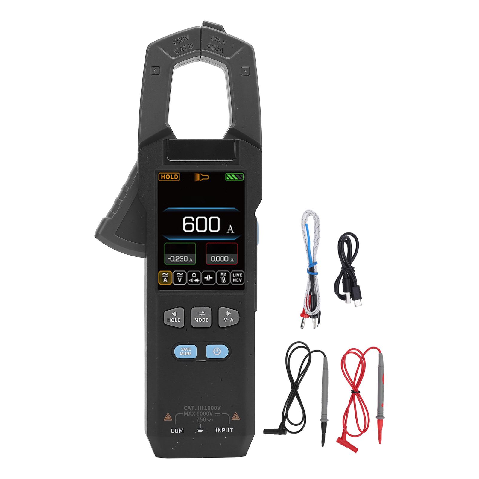 Digital Clamp Meter High Accuracy TRMS 9999 Counts Voltmeter Current Resistor Capacitor NCV Diode
Digital Clamp Meter High Accuracy TRMS 9999 Counts Voltmeter Current Resistor Capacitor NCV Diode