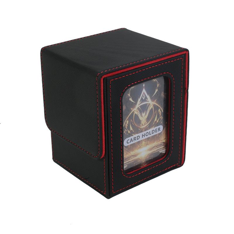 100+ Load Trading Card Deck Box with Window Design PU Leather Magnetic Closure Game Card Storage Box for YuGiOh MTG Sport Cards чёрный
100+ Load Trading Card Deck Box with Window Design PU Leather Magnetic Closure Game Card Storage Box for YuGiOh MTG Sport Cards чёрный