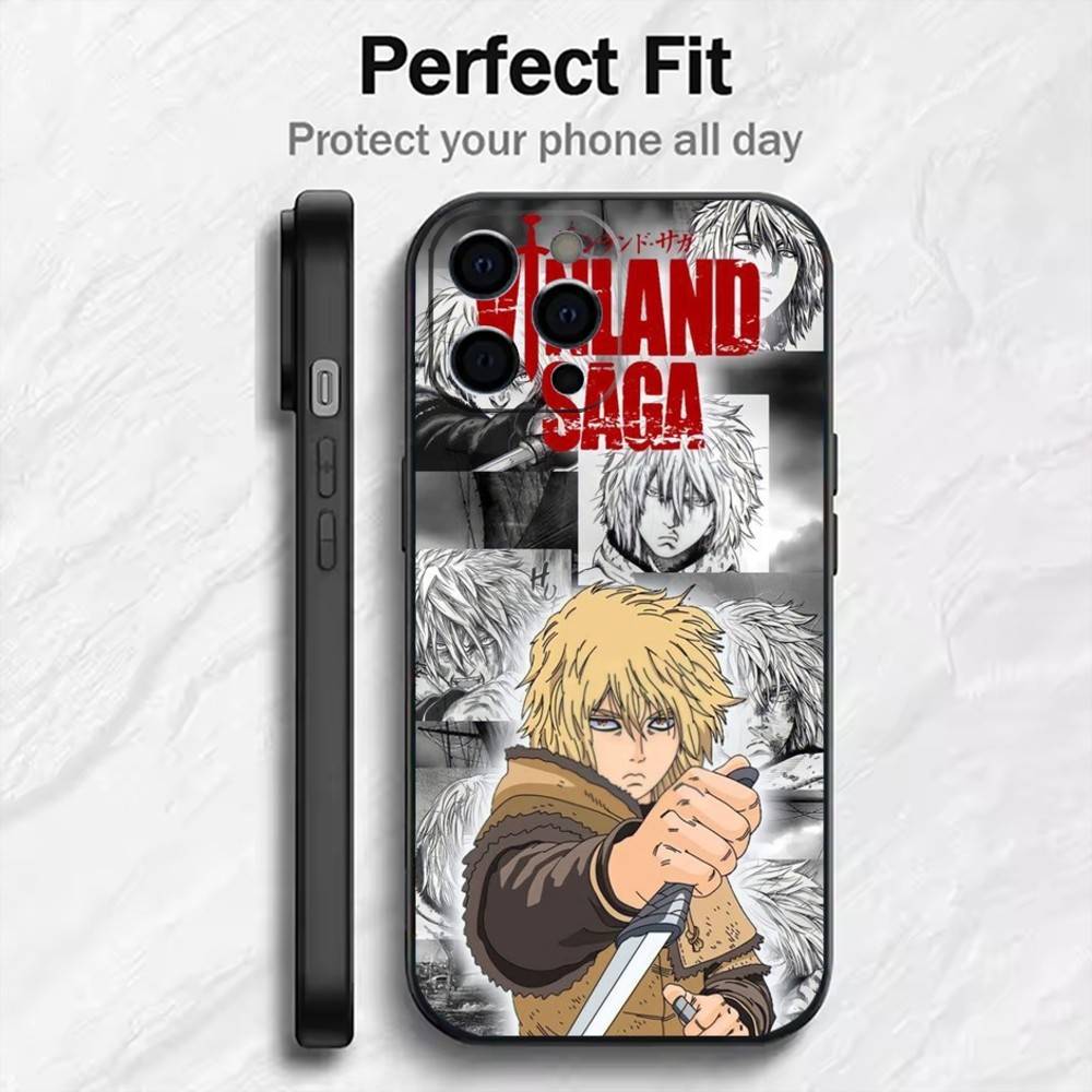 V-Vinland S-Saga Phone Case For iPhone17,16,15,14,13,12 Plus,Max Soft Silicone Black Cover iPhone17air
V-Vinland S-Saga Phone Case For iPhone17,16,15,14,13,12 Plus,Max Soft Silicone Black Cover iPhone17air