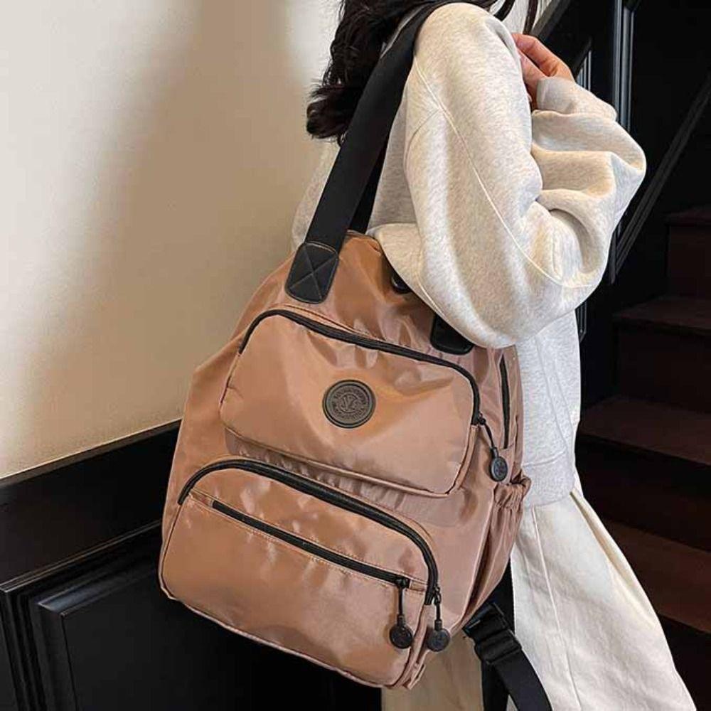 Solid Color Sport Nylon Backpack Korean Style Fitness Bag Cute Travel Shoulder Bag Women червоний
Solid Color Sport Nylon Backpack Korean Style Fitness Bag Cute Travel Shoulder Bag Women червоний