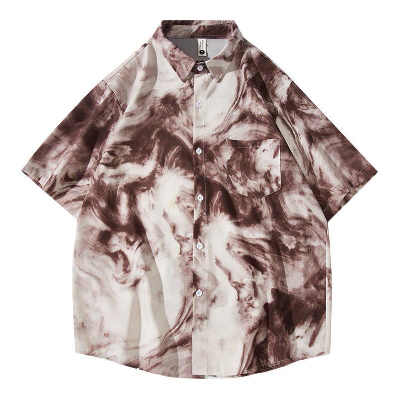 Summer Retro Trendy Breathable Couple s Non-Iron Lapel Shirt XL кофейный
Summer Retro Trendy Breathable Couple s Non-Iron Lapel Shirt XL кофейный