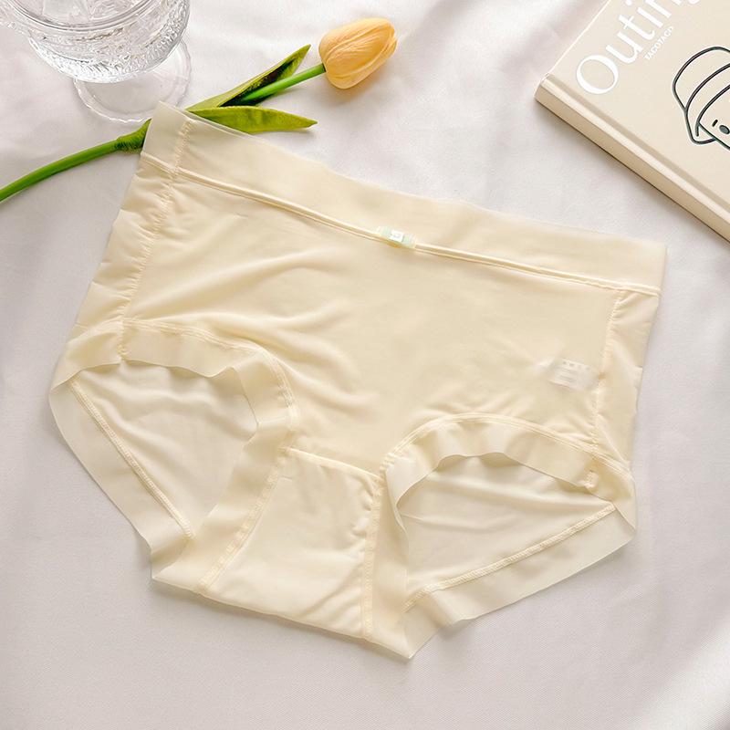 Bare Feel Women s Seamless Ice Silk Underwear - Lightweight, Mid-Waist, Breathable, Quick-Dry Triangle Briefs with Cotton Crotch. M 75-95 jin
Bare Feel Women s Seamless Ice Silk Underwear - Lightweight, Mid-Waist, Breathable, Quick-Dry Triangle Briefs with Cotton Crotch. M 75-95 jin