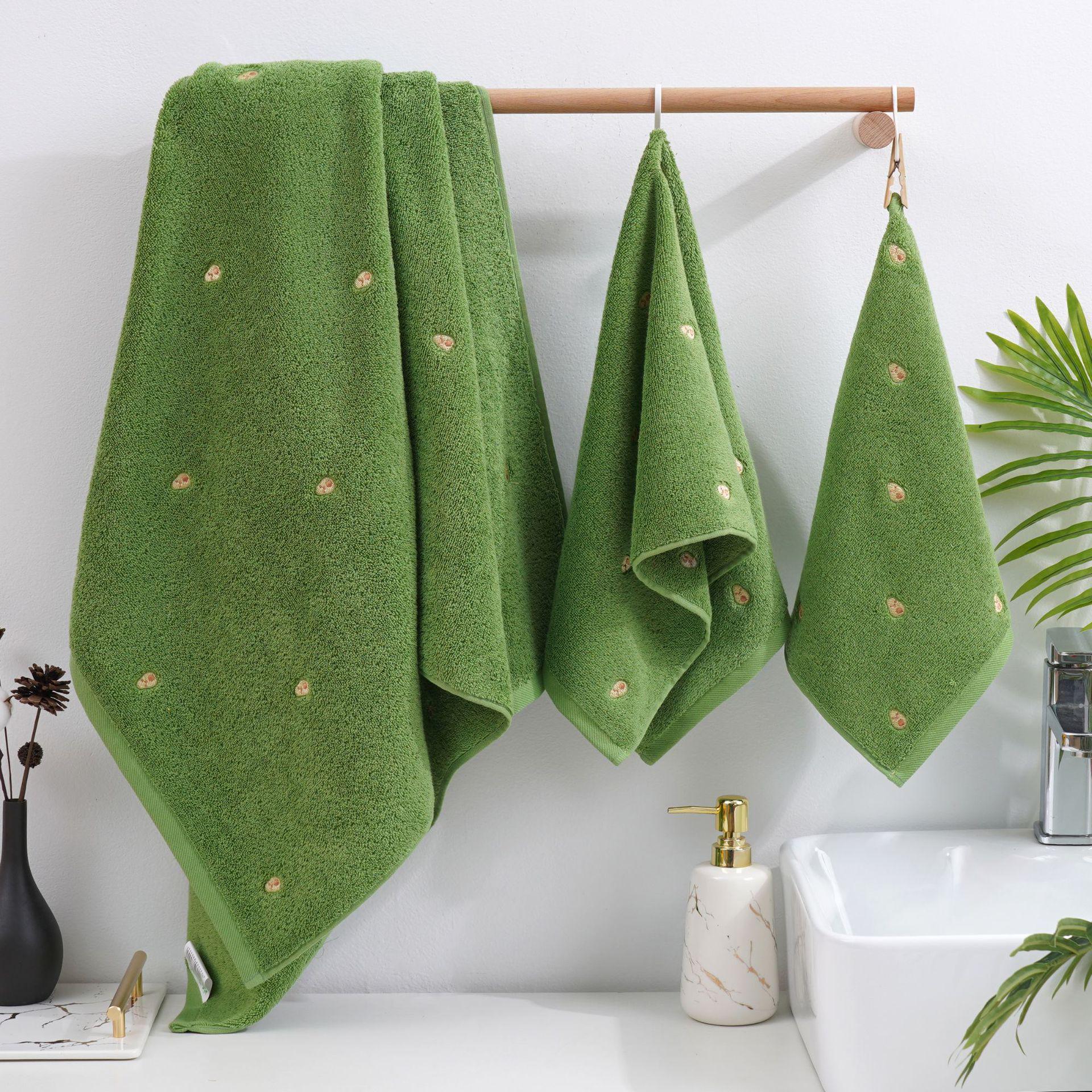 Pure Cotton Embroidered Avocado Towel Set: Bath, Face, and Beach Towels 34x34 cm зелёный
Pure Cotton Embroidered Avocado Towel Set: Bath, Face, and Beach Towels 34x34 cm зелёный