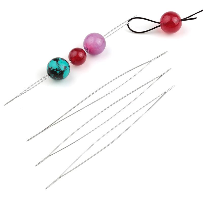 5pcs/lot Spring steel beading needles 5 sizes Easy Jewelry Making Tools Big Eye Curved beading pins for beads and pearls 11.5cm(4.5inch)
5pcs/lot Spring steel beading needles 5 sizes Easy Jewelry Making Tools Big Eye Curved beading pins for beads and pearls 11.5cm(4.5inch)