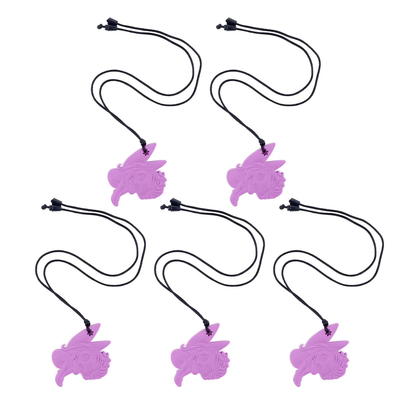 5Pcs Chew Necklace Food Grade Silicone Chewing Pendant for Toddlers Kids Children Medium Purple середній фіолетовий колір
5Pcs Chew Necklace Food Grade Silicone Chewing Pendant for Toddlers Kids Children Medium Purple середній фіолетовий колір