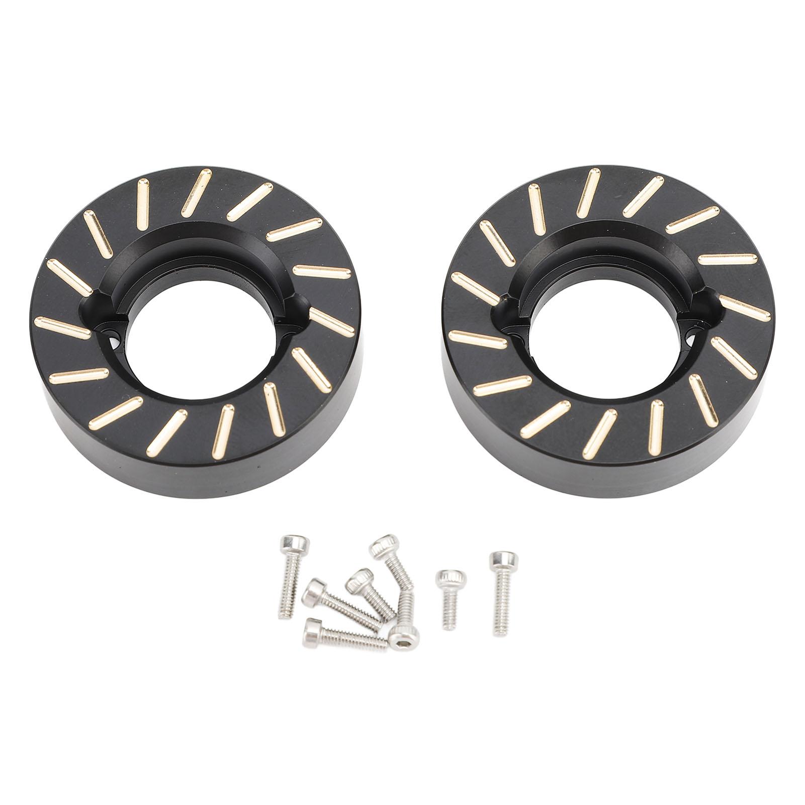2PCS Heavy Brass Wheel Knuckle Counterweights Fit for SCX10 II 90046 RC Crawler Car Upgrade Parts
2PCS Heavy Brass Wheel Knuckle Counterweights Fit for SCX10 II 90046 RC Crawler Car Upgrade Parts