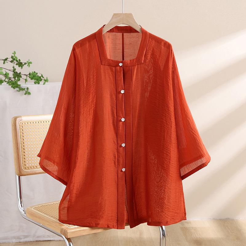 2026 Spring Tencel Linen Hanfu: Ming Dynasty Square Neck Short-Sleeve Bijiadui Blouse L красный
2026 Spring Tencel Linen Hanfu: Ming Dynasty Square Neck Short-Sleeve Bijiadui Blouse L красный
