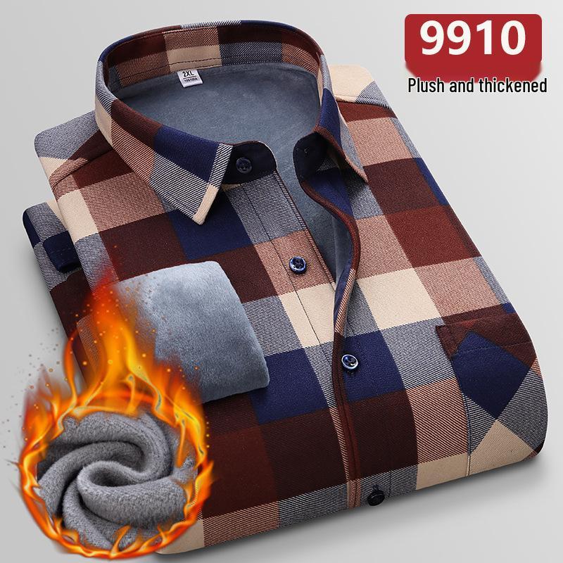 Men s Fleece-Lined Plaid Warm Shirt - Plus Size Casual Business Winterwear XL (120-135 lbs)
Men s Fleece-Lined Plaid Warm Shirt - Plus Size Casual Business Winterwear XL (120-135 lbs)