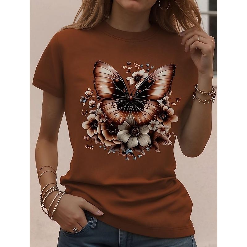 Women s T Shirt Print Floral Graphic Plants Stylish Classic Casual Short Sleeve Crew Neck Round Neck Regular Tops Daily Black Red Green Summer Spring 5XL
Women s T Shirt Print Floral Graphic Plants Stylish Classic Casual Short Sleeve Crew Neck Round Neck Regular Tops Daily Black Red Green Summer Spring 5XL