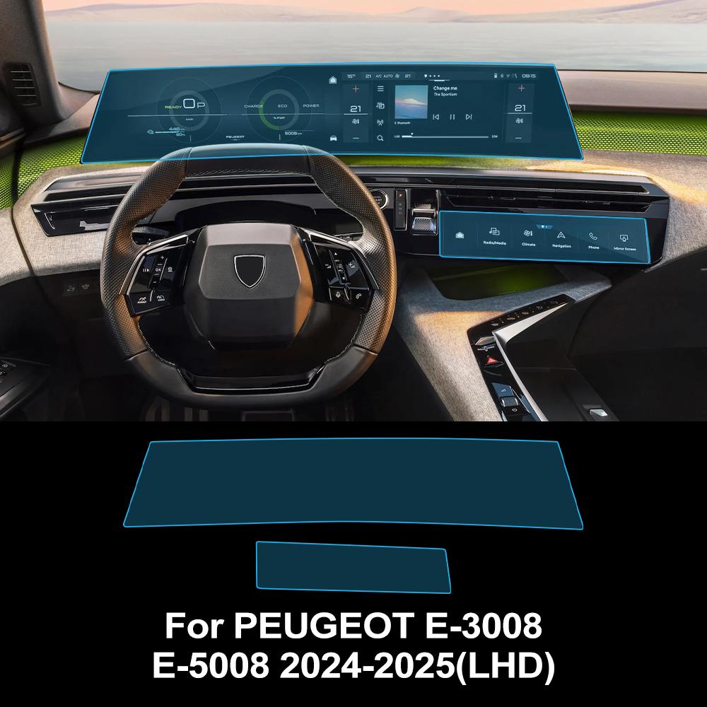 Car TPU Screen Protector 21 inch Car LCD Navigation Dashboard Pre-cut PPF Cover for Peugeot E-5008 E-3008 2026 2026 Accessories
Car TPU Screen Protector 21 inch Car LCD Navigation Dashboard Pre-cut PPF Cover for Peugeot E-5008 E-3008 2026 2026 Accessories