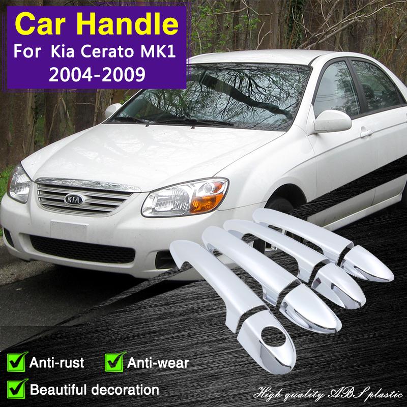 Хромированная крышка дверной ручки для Kia Cerato MK1 LD Sephia Spectra 2004 ~ 2009 2008, автомобильные аксессуары, нержавеющие наклейки
Хромированная крышка дверной ручки для Kia Cerato MK1 LD Sephia Spectra 2004 ~ 2009 2008, автомобильные аксессуары, нержавеющие наклейки