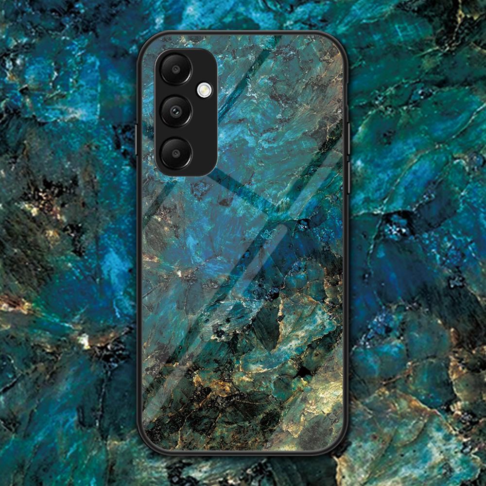 For Samsung Galaxy A35 5G Case Marble Pattern Tempered Glass+PC+TPU Cover White Marble
For Samsung Galaxy A35 5G Case Marble Pattern Tempered Glass+PC+TPU Cover White Marble