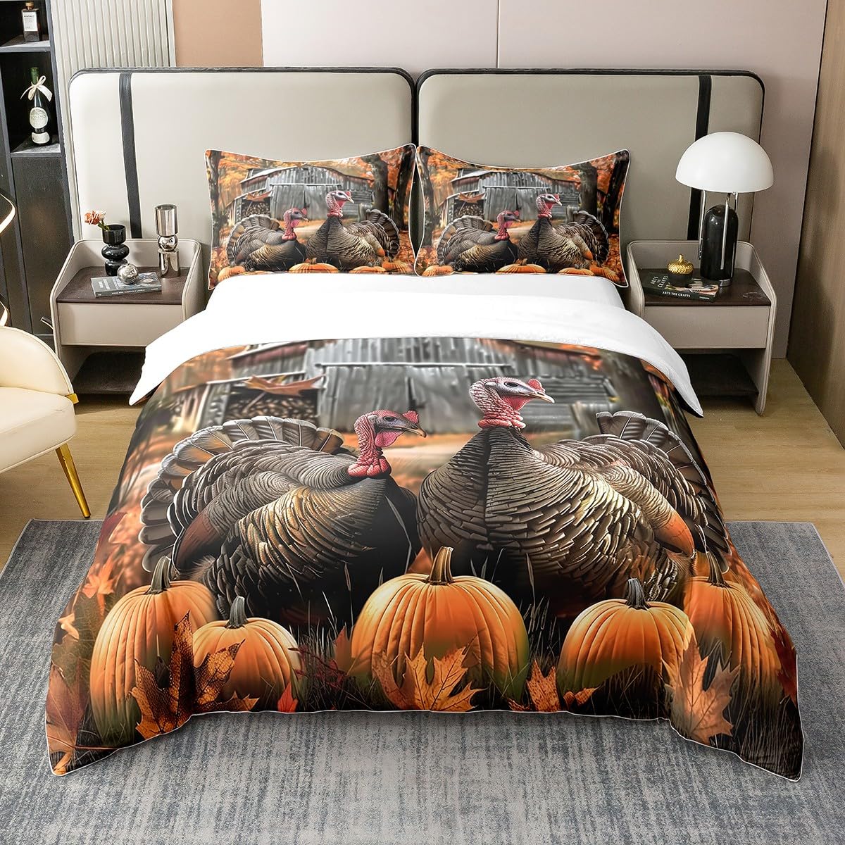 Turkey Duvet Covers For Kids Boys Girls Quilt Covers Queen Lightweight Down Room Decor 2 Pillowcases 1 Duvet Cover No Comforter EU Single(135x200cm)
Turkey Duvet Covers For Kids Boys Girls Quilt Covers Queen Lightweight Down Room Decor 2 Pillowcases 1 Duvet Cover No Comforter EU Single(135x200cm)