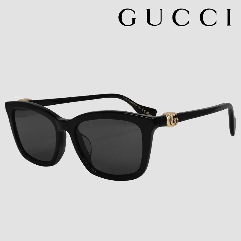 Gucci Sunglasses GG1596SK 001 Square GG Logo Black Unisex
Gucci Sunglasses GG1596SK 001 Square GG Logo Black Unisex