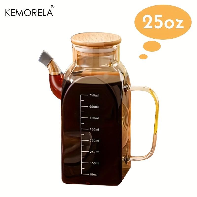 Kitchen Large Capacity Oil Bottle Soy Sauce Seasoning Bottle High Temperature Resistant Material With Bamboo Cover
Kitchen Large Capacity Oil Bottle Soy Sauce Seasoning Bottle High Temperature Resistant Material With Bamboo Cover