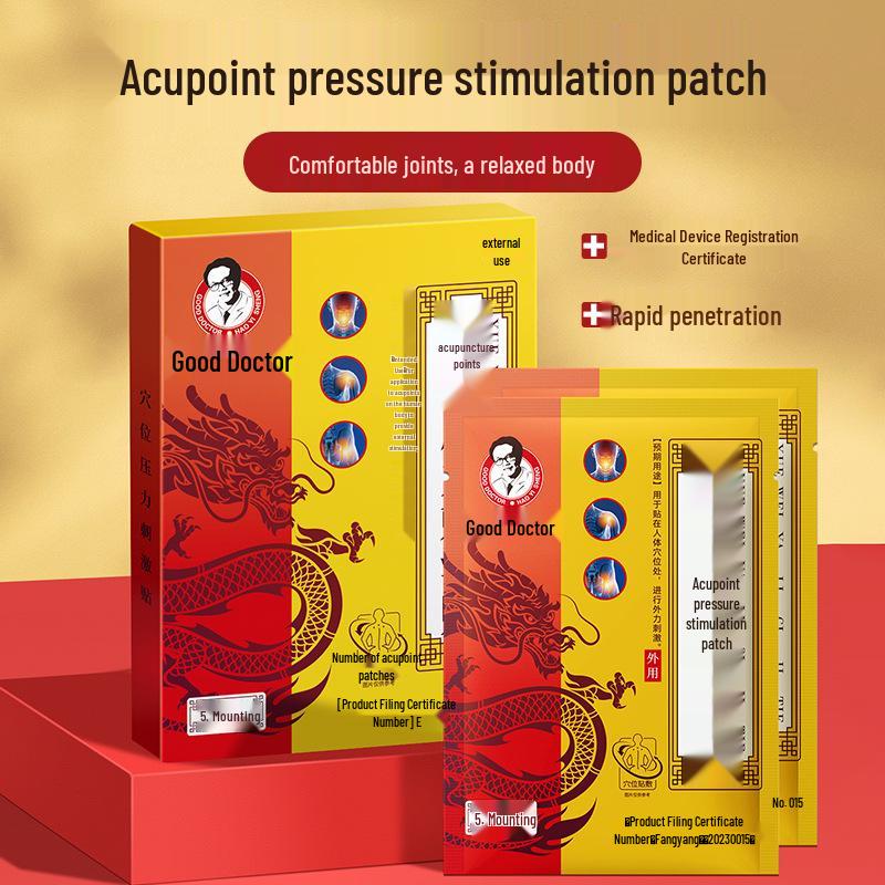 Good Doctor Acupressure Patch for Pain Relief: Eases Neck, Shoulder, Spine & Leg Discomfort, Numbness & Dampness
Good Doctor Acupressure Patch for Pain Relief: Eases Neck, Shoulder, Spine & Leg Discomfort, Numbness & Dampness
