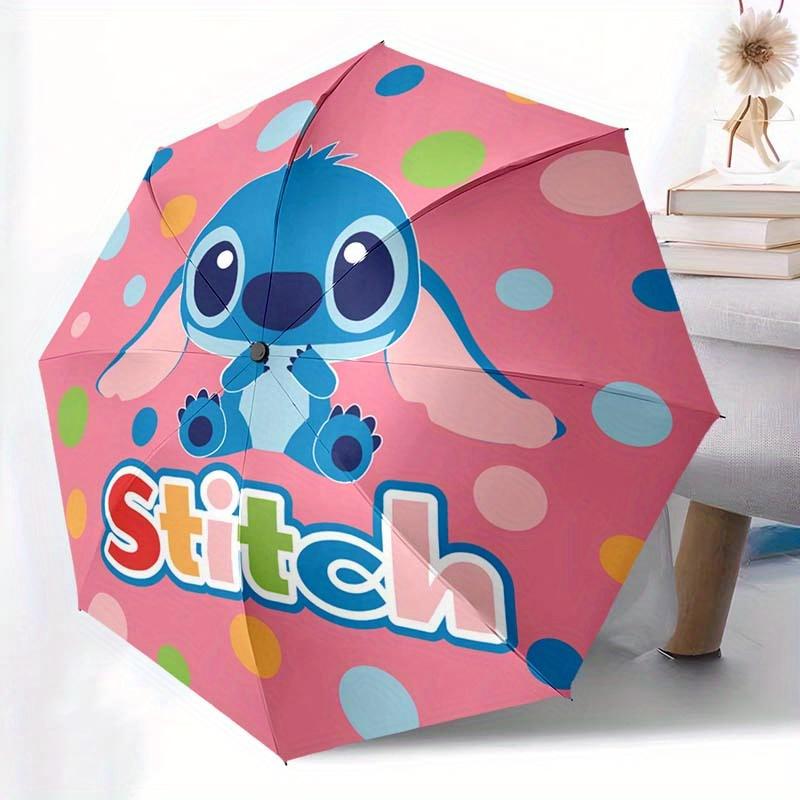 Disney Stitch Automatic Open/Close Umbrella - UV Protection Cute Umbrella with Cute Stitch Design, Portable 3-Fold Compact Umbrella
Disney Stitch Automatic Open/Close Umbrella - UV Protection Cute Umbrella with Cute Stitch Design, Portable 3-Fold Compact Umbrella