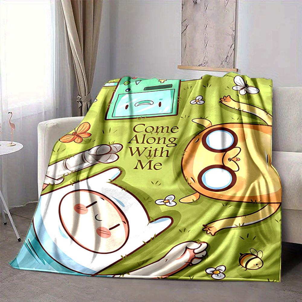 1pc Adventure Time Flannel Throw Blanket - Lightweight Soft Warm All-Season Blanket for Sofa, Bed, Travel, Camping L1029185 80x120cm
1pc Adventure Time Flannel Throw Blanket - Lightweight Soft Warm All-Season Blanket for Sofa, Bed, Travel, Camping L1029185 80x120cm