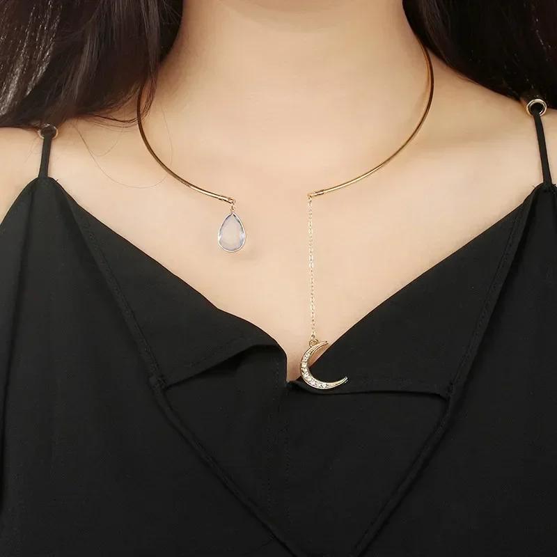 Fashion Creative Star Moon Charm Necklace Delicate Clavicle Chain Zircon Necklace Wedding Party Jewelry Accessories Women s Gift 1
Fashion Creative Star Moon Charm Necklace Delicate Clavicle Chain Zircon Necklace Wedding Party Jewelry Accessories Women s Gift 1