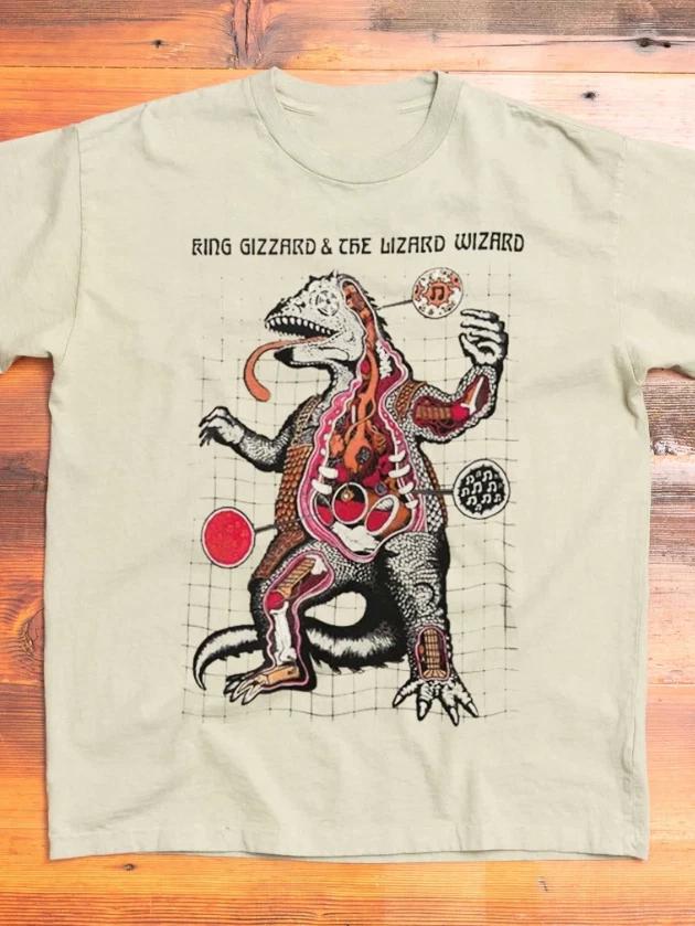 Rare King Gizzard & the Lizard Wizard Gift For Fan S-2345XL Sand T-shirt S
Rare King Gizzard & the Lizard Wizard Gift For Fan S-2345XL Sand T-shirt S