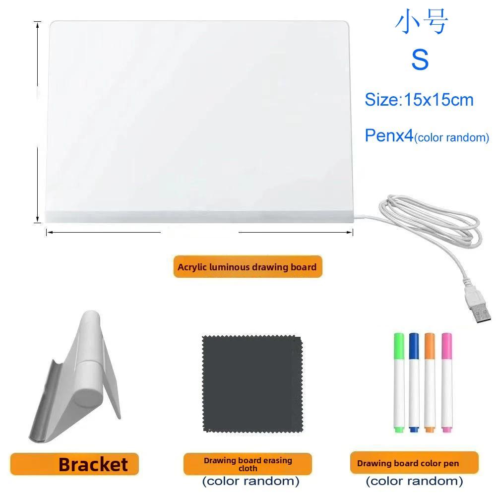 Led Drawing Board Diy Acrylic Board With Colour Pens Led Note Board Kid Drawing Plaything Luminous Blackboard Wordpad With Night Light
Led Drawing Board Diy Acrylic Board With Colour Pens Led Note Board Kid Drawing Plaything Luminous Blackboard Wordpad With Night Light